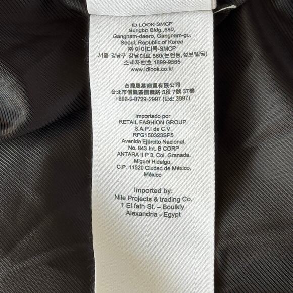 Maje Quilted Sherpa Puffer Coat Jacket Ecru Black Size 1 US 2-4 - Picture 10 of 12